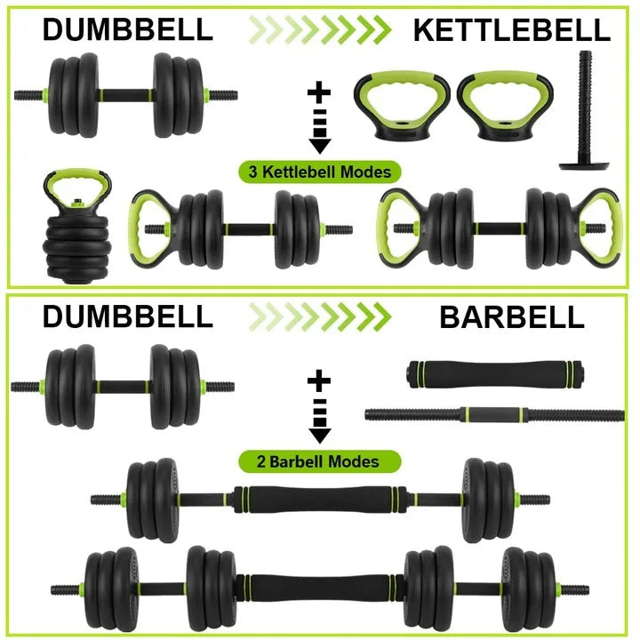 PowerMate Pro Adjustable Dumbbells Home Gym Set