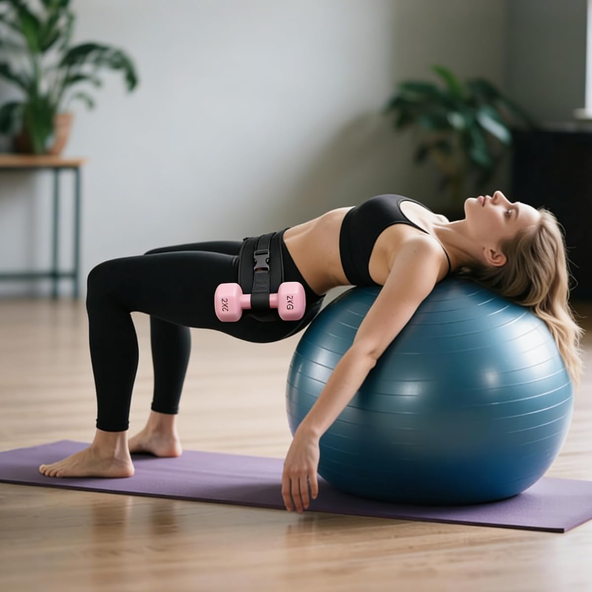 Power Hip Thrust Support Belt