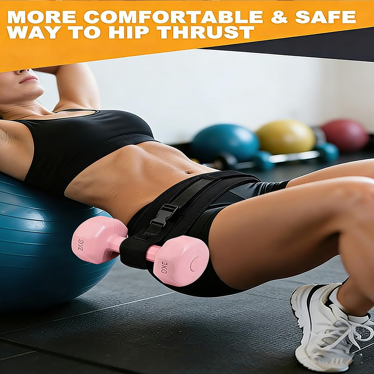 Power Hip Thrust Support Belt