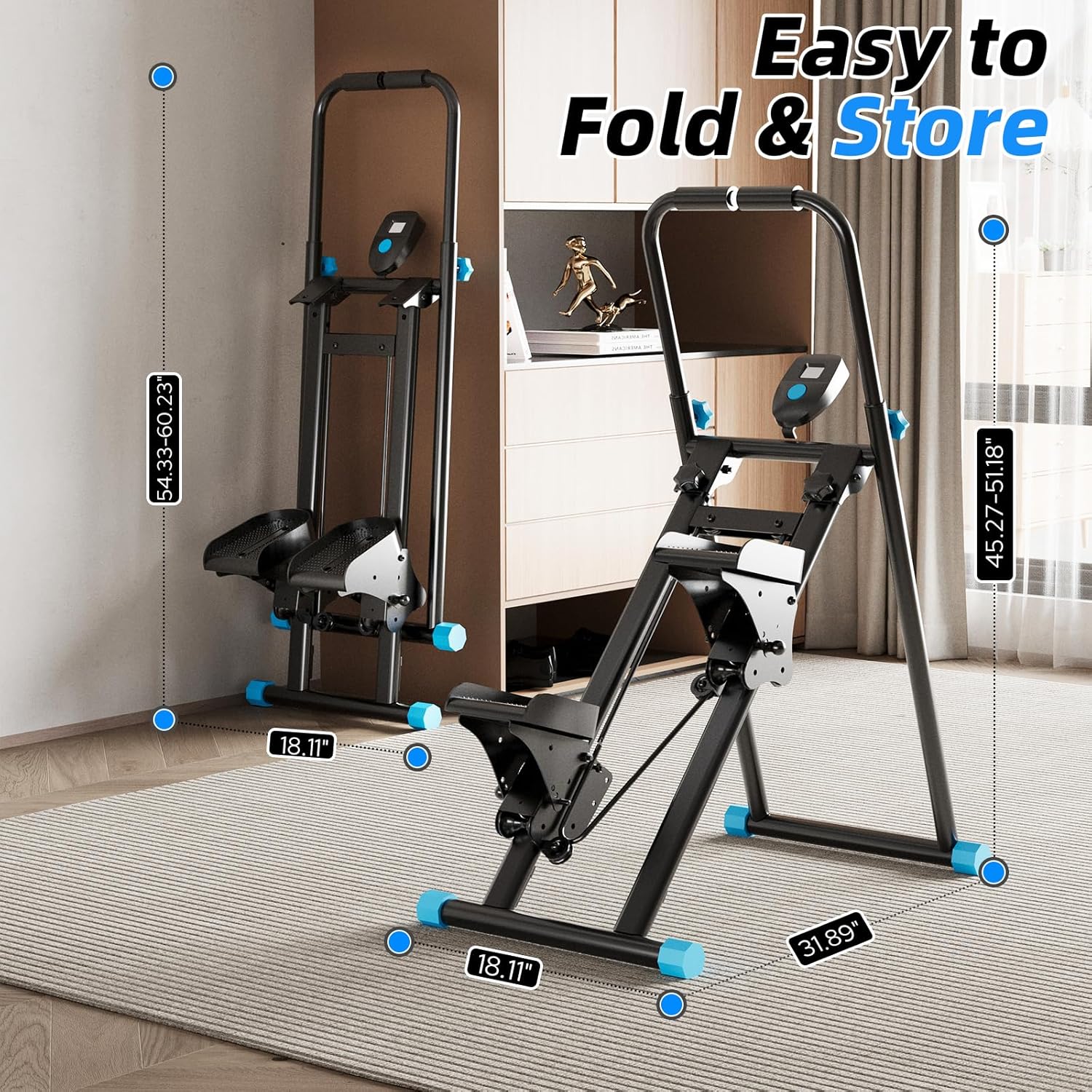 Compact Home Stair Climber Trainer