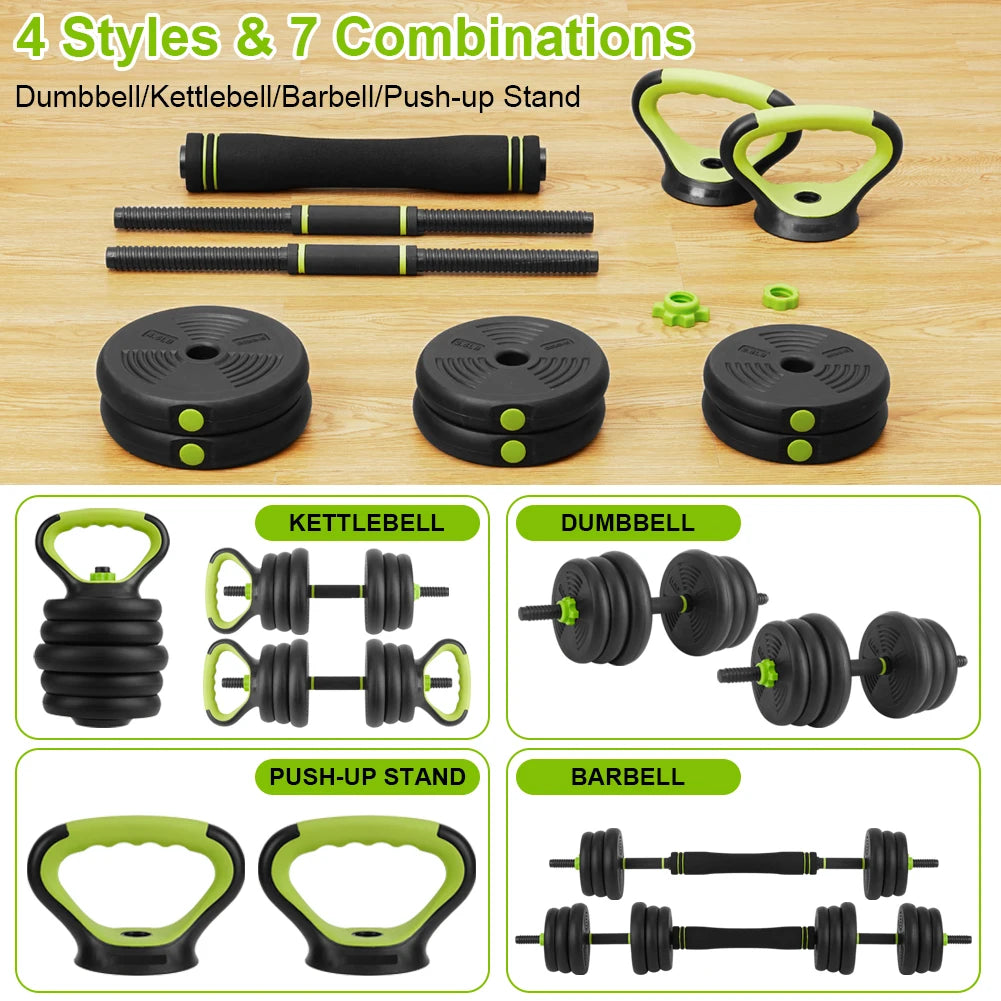 PowerMate Pro Adjustable Dumbbells Home Gym Set