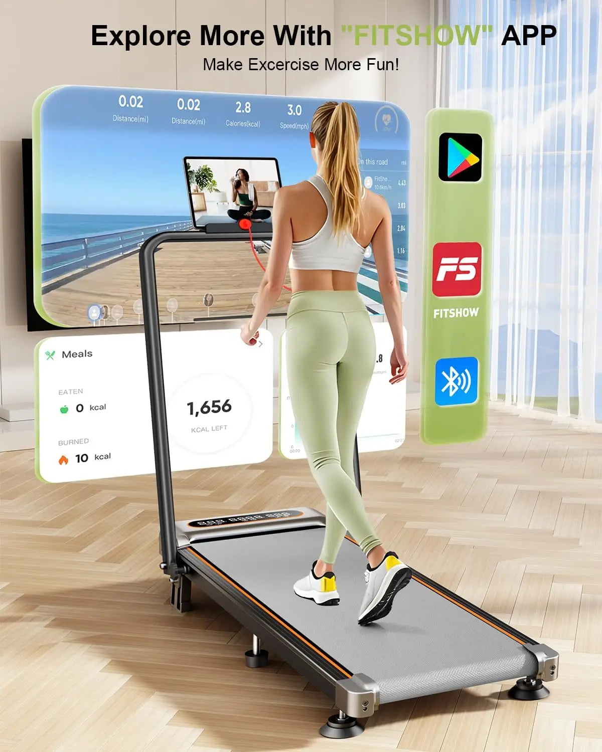 Foldaway Fitness Treadmill